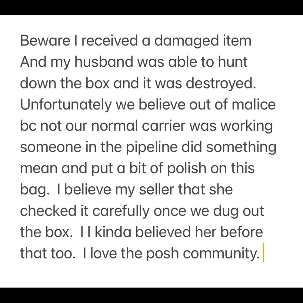 Please read above so we can look out 4 each other.